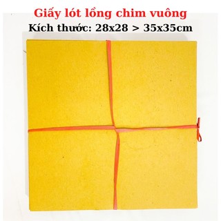 Giấy lót lồng Giấy lót lồng chim vuông đủ kích thước trọng lượng 2kg