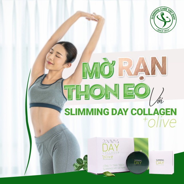 Bộ Giảm Mỡ Mờ Rạn Slimming Day Collagen Thế Hệ Mới, Ngăn Ngừa và Giảm Mỡ Trên Cơ Thể - Gazumi Beauty