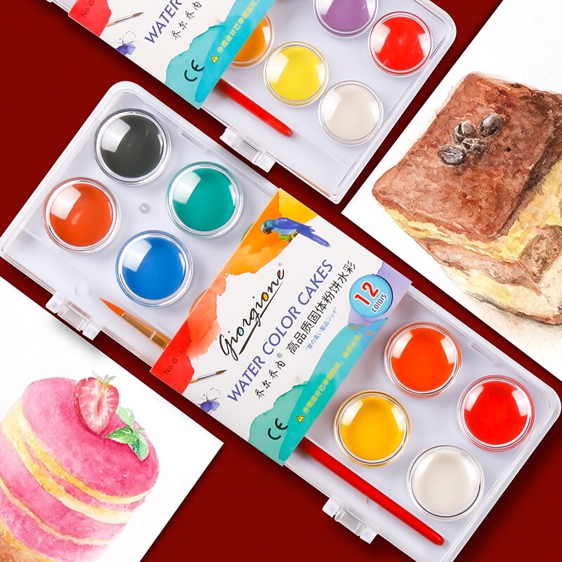 Màu nước Giorgione 12/16/24/36 màu