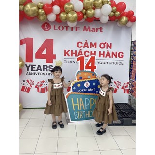 ĐẦM SMOCK GẤU ABC