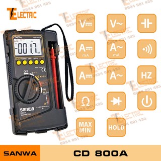 SANWA CD 800A Đồng Hồ Đo Điện Vạn Năng, Đo Tần Số Đo Tụ Sanwa CD 800A