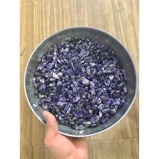 Đá thạch anh vụn tím tự nhiên