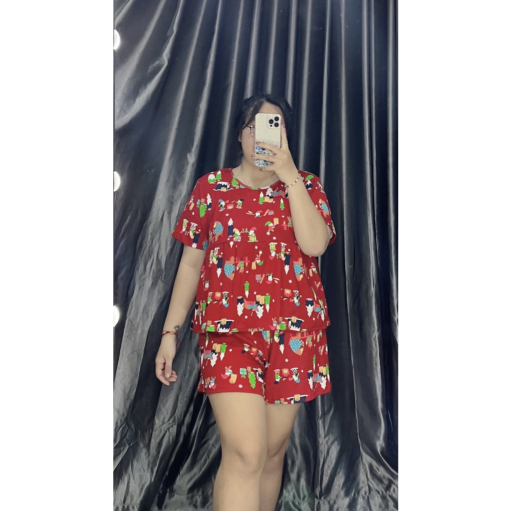 Đồ bộ đùi họa tiết chất thun cotton cao cấp- Phương Thúy Bigsize