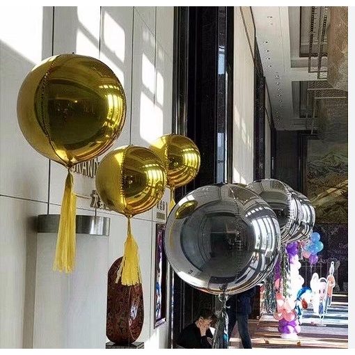 Dây tua rua trang trí sinh nhật, cột đuôi bóng jumbo phụ kiện trang trí tiệc sinh nhật