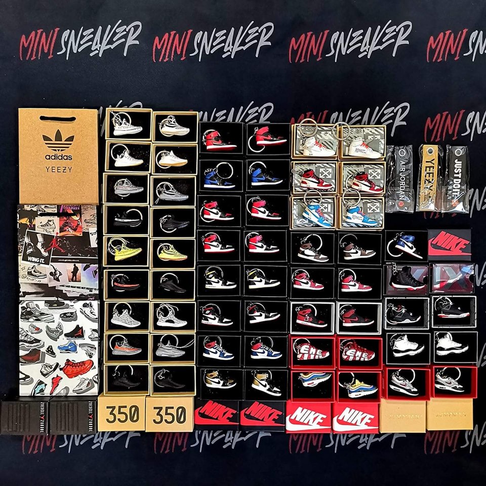 Móc Khóa Giày Jordan Mô Hình Giày Sneaker Mini