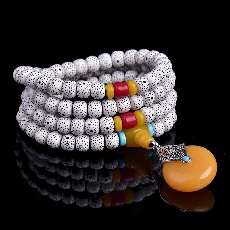 Vòng Hạt Trầm 108 hạt size 0.6mm trang trí , đeo tay
