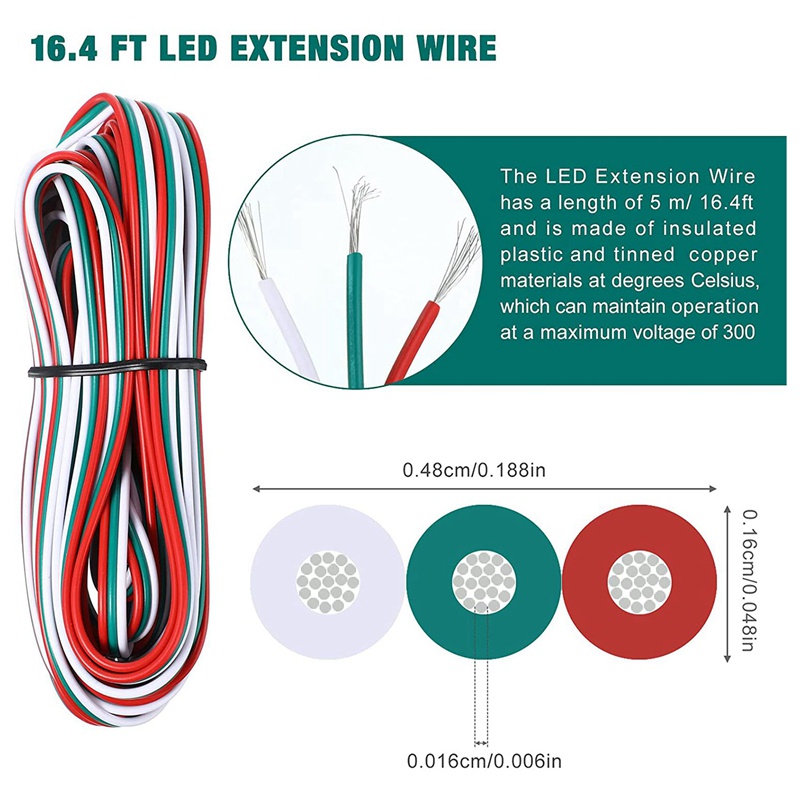 Set 11 Đầu Nối Dây Đèn LED 3 Pin 10mm Cho WS2811