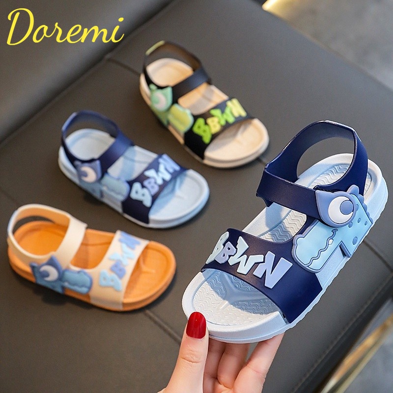 Doremi Xăng đan Đi Biển Hở Ngón Chống Trượt Siêu Nhẹ Thời Trang Dành Cho Bé Trai