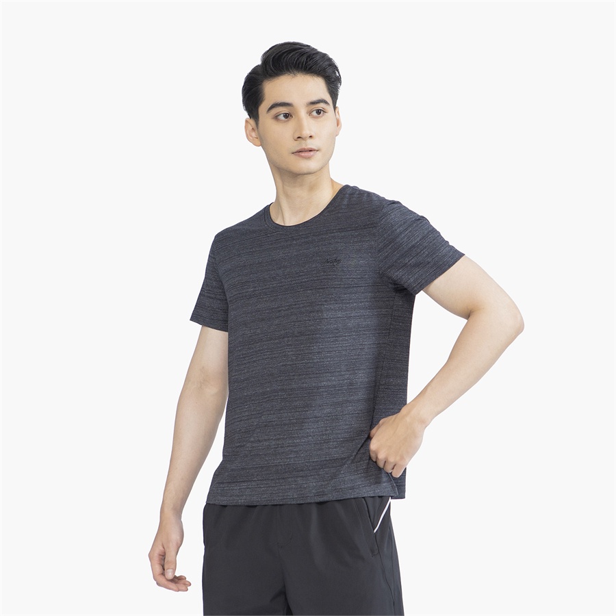 Áo t shirt nam Aristino ATS41S2 dáng Regular fit, chất cotton, mềm mại, xốp nhẹ, thấm hút tốt, co giãn tốt