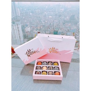 Combo 10 hộp đựng socola (chocolate) 12 viên