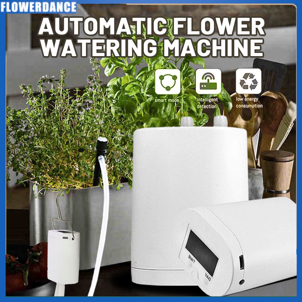 Hệ Thống Tưới Nhỏ Giọt Tự Động Cho Vườn Bộ Dụng Cụ Tưới Hoa Cây Có Hẹn Giờ Thiết Bị Tưới Nước Thông Minh & Nguồn Usb Flowerdance
