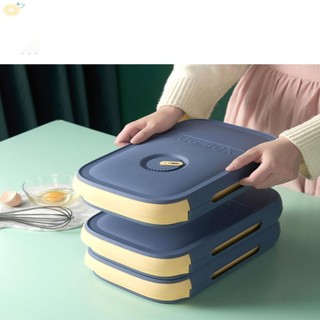 【VARSTR】Drawer Type Kitchen Organizer Refrigerator Food Egg Storage Box Rack New UK