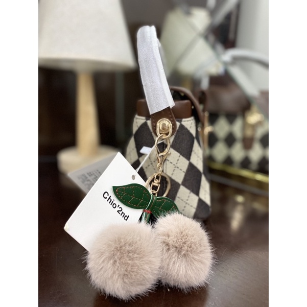 Túi Chio’2nd tặng kèm Charm bông CHÍNH HÃNG