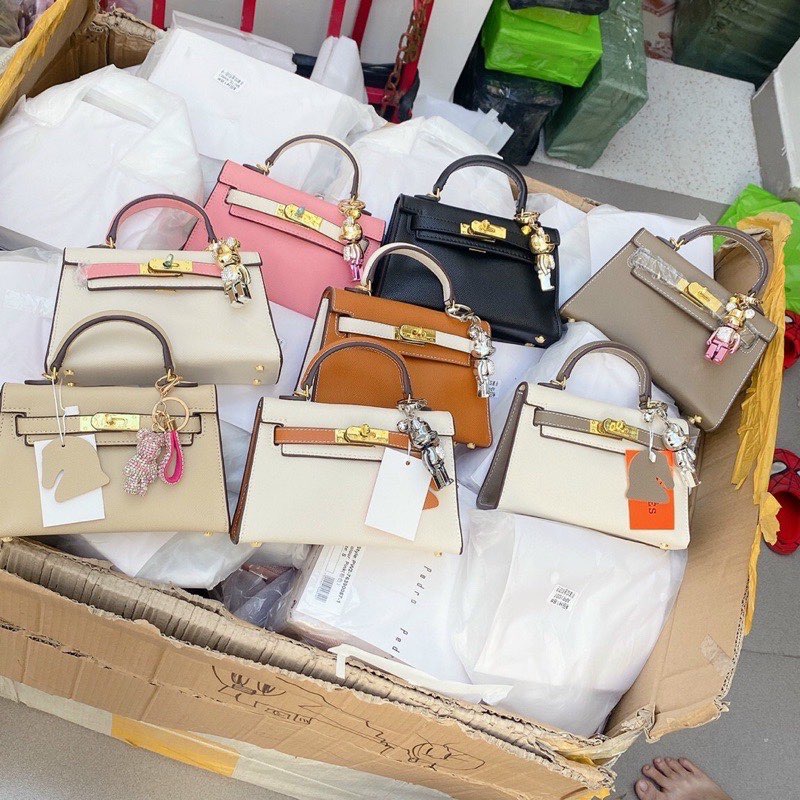 Túi hm size 19-22 kelly dập logo