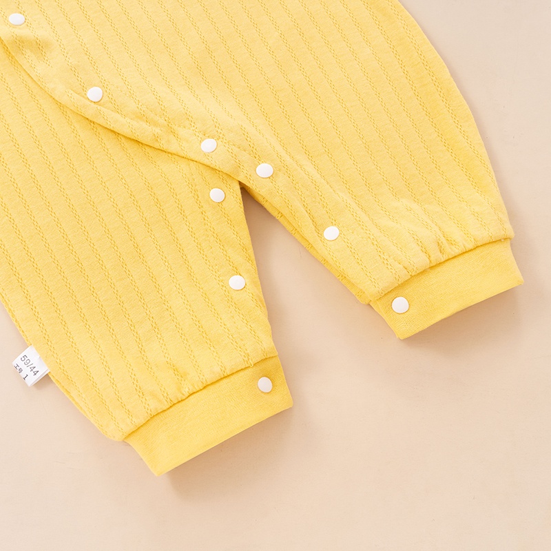 Áo liền quần dài tay cotton cho bé trai và bé gái sơ sinh từ 3-14kg, hàng đẹp xuất Hàn - BD23