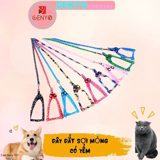 Dây dắt nhỏ chó 1-3kg - dây dắt 004 nhỏ