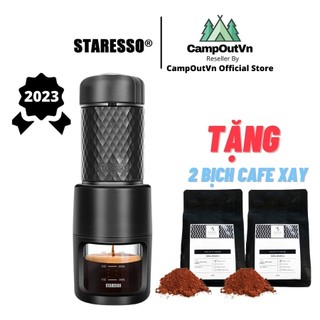 Máy pha cà phê Staresso campoutvn Basic 2024 du lịch cắm trại máy pha cafe cầm tay A440