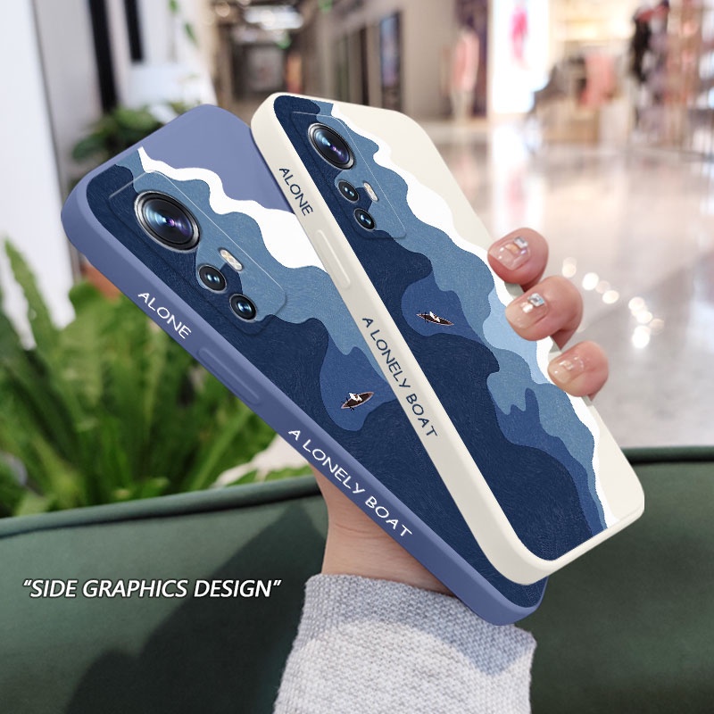 Ốp Điện Thoại Hình Thuyền Sáng Tạo Cho Xiaomi Mi 12 12X 12S 11 Pro Lite Ultra 11Lite