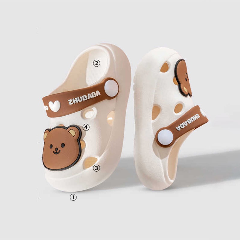 IQ Angel  Xăng đan Đế Mềm Chống Trượt Chống Mòn Họa Tiết Hoạt Hình Dễ Thương Cho Bé