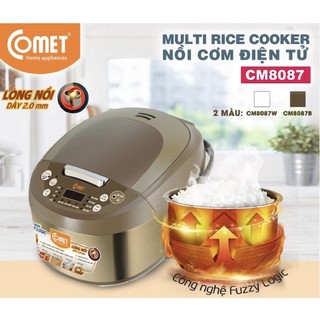 Nồi cơm điện tử comet cm8087-1.8lít chính hãng bảo hành 12 tháng