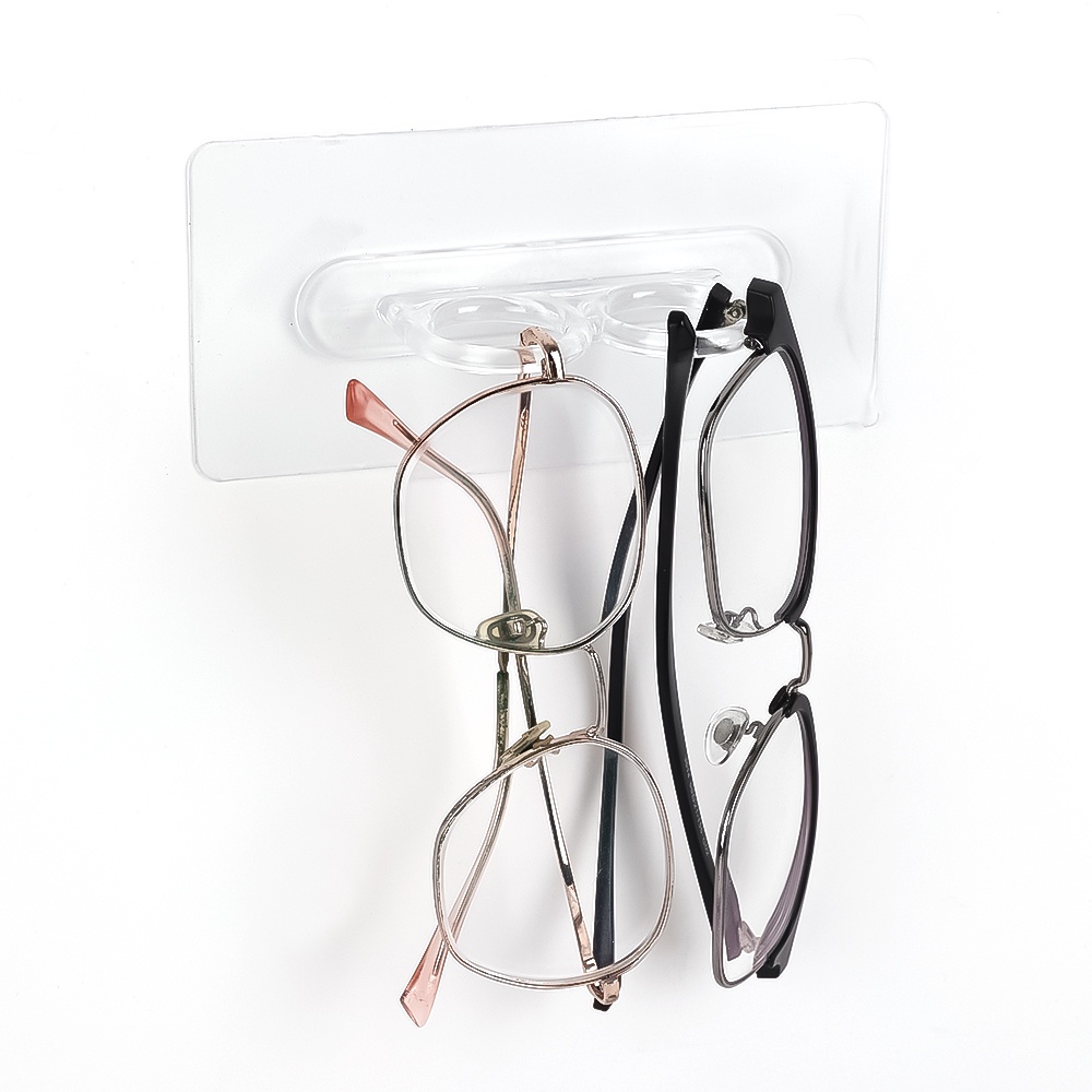 Giá Đỡ Chai Lọ Hai Lỗ Trong Suốt Chống Nước Chịu Tải Nặng Cho Nhà Bếp Nhà Tắm