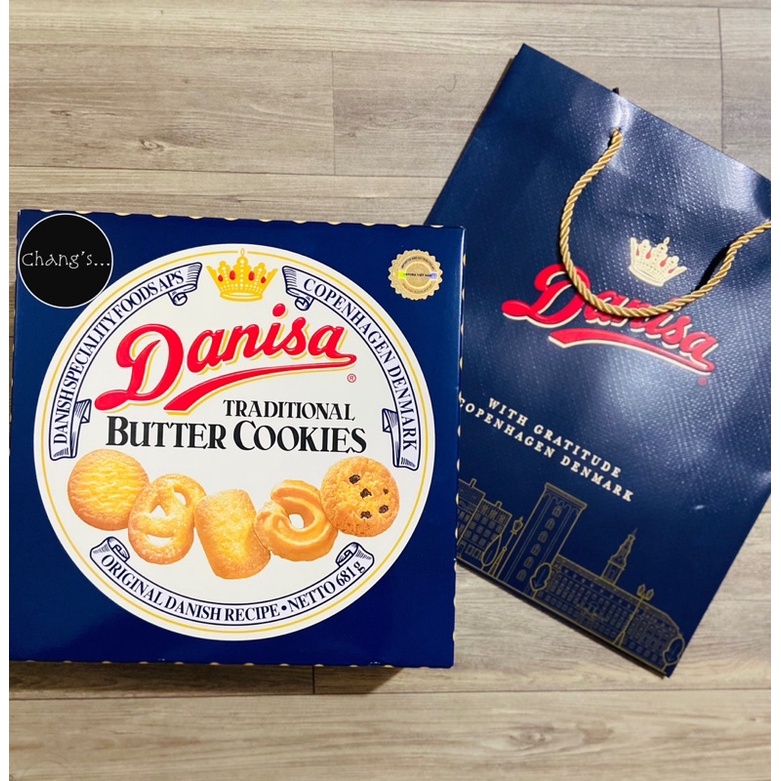Bánh quy bơ Danisa 908G kèm túi đựng chính hãng Chang's Food