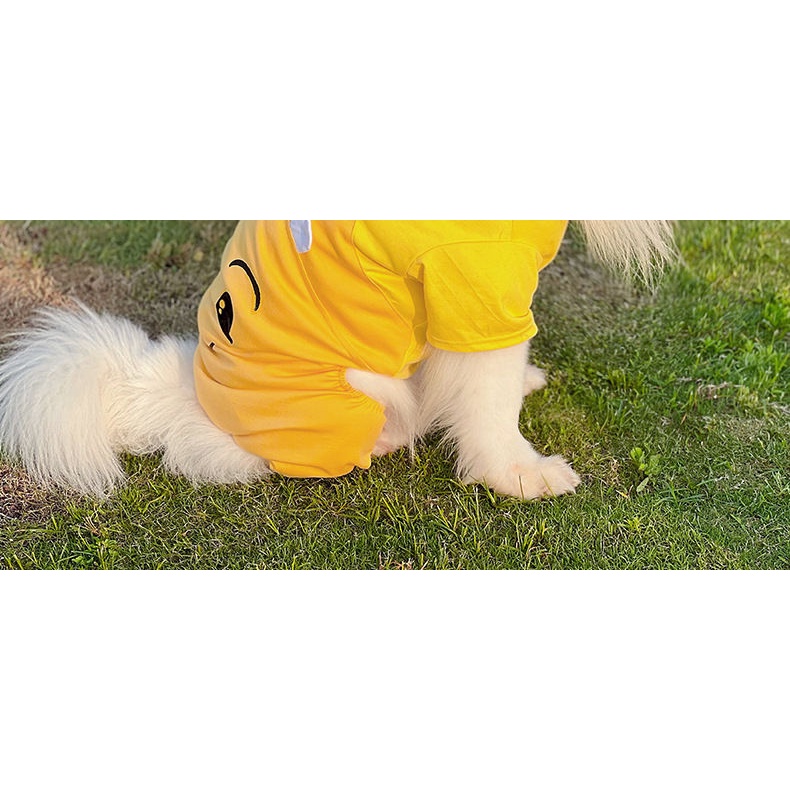 Áo Thun Xuân Thu Cho Cún Cưng Samoyed Gold Retriever Labra Polygonal Shiba Inu Cỡ Vừa Và Lớn