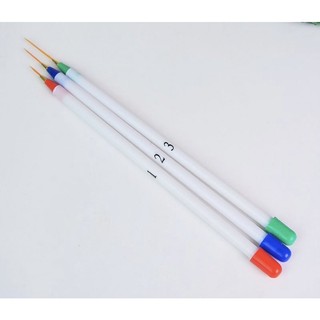 Bộ cọ râu 3 cây.