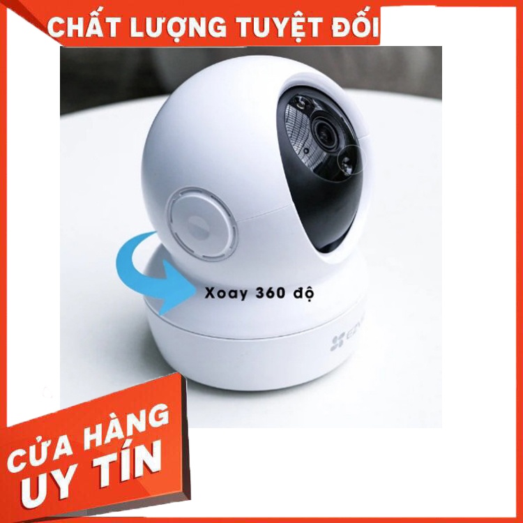 Camera wifi Ezviz C6N 1080P xoay 360 độ, theo dõi chuyển động, đàm thoại 2 chiều - Hàng chính hãng, bảo hành 2 năm