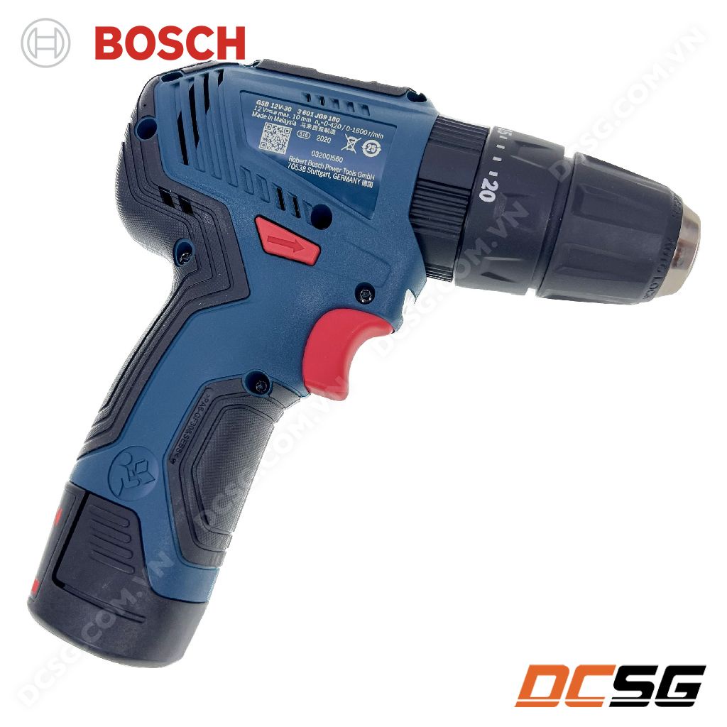 Máy khoan búa và vặn vít dùng pin 12V GSB12V-30 Bosch 06019G91K0 | DCSG