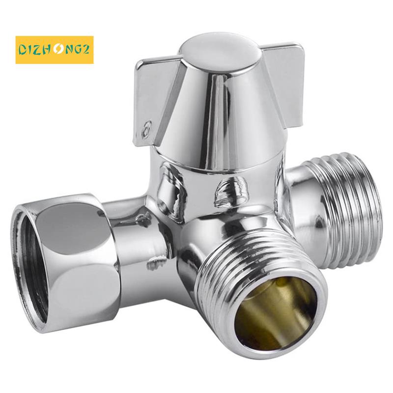 Van Chia Vòi Nước Ba Chiều G1 / 2 Inch Cho Toilet