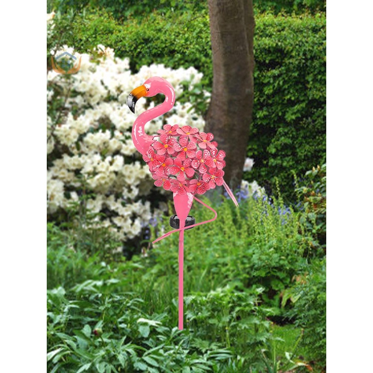 Đèn Hồng Hạc Năng Lượng Mặt Trời Trang Trí Sân Vườn Kèm Đèn LED Chống Thấm Nước Tkc7214