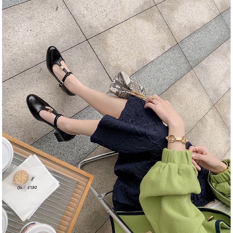 Giày búp bê C cao gót 3 cm 👠