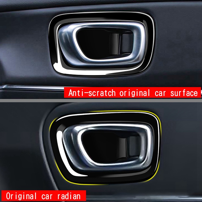 Bộ 4 Tay Nắm Cửa Trong Màu Đen Bóng Cho Honda HRV XRV XR-V HR-V 2022 2023