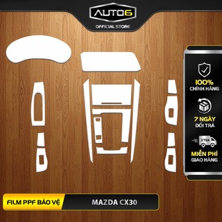 MAZDA CX30: Film PPF dán Full Bộ bảo vệ nội thất -AUTO6- chống xước, che mờ đi các vết xước cũ, giữ độ zin cho xe...