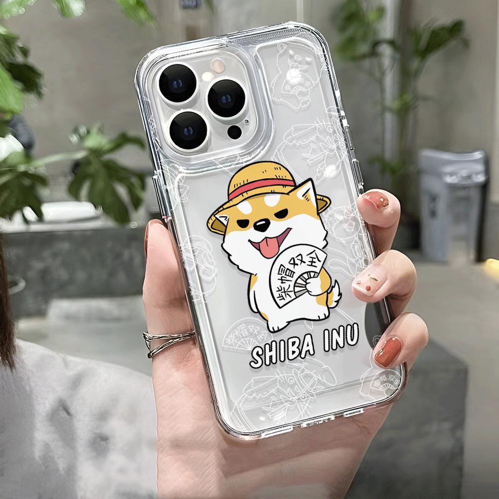 Ốp Điện Thoại Tpu Trong Suốt In Hình Chó Đáng Yêu Cho iphone 14promax 13 12 11 7Plus 7 8 X XR XSMax