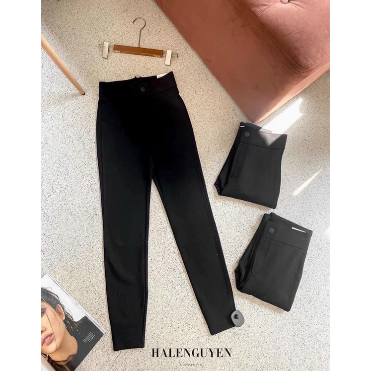 Quần treging uimi khoá sườn,quần leging cách điệu 1 cúc-MAI THỎ SHOP-