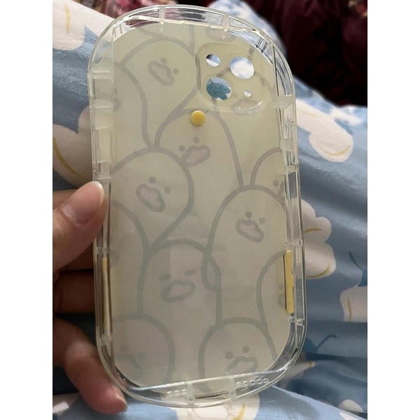 Ốp Iphone dạng dép hình vịt vàng cute FULL dòng Iphone
