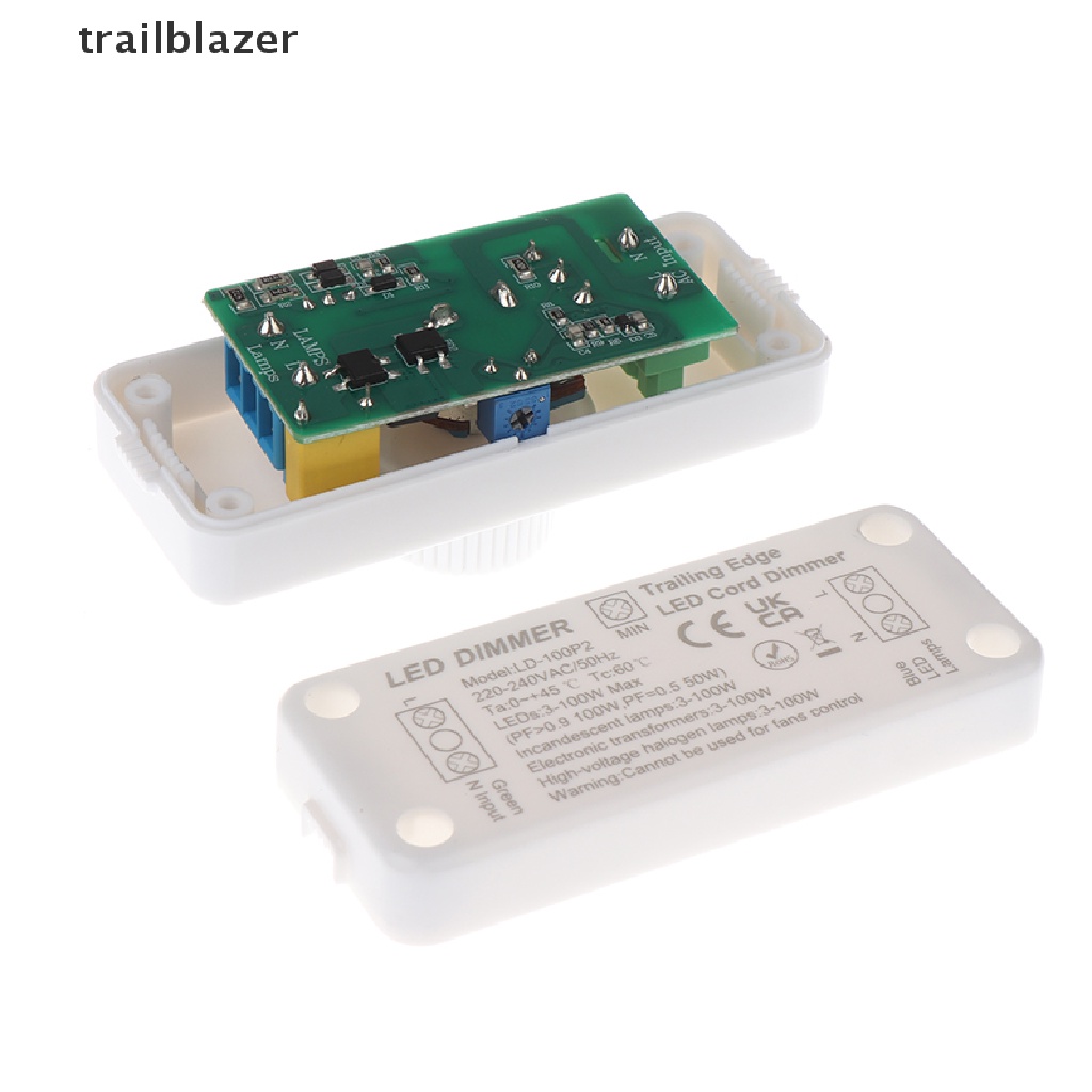 Công Tắc Xoay Điều Chỉnh Độ Sáng Đèn LED 220~240V AC 3-100W