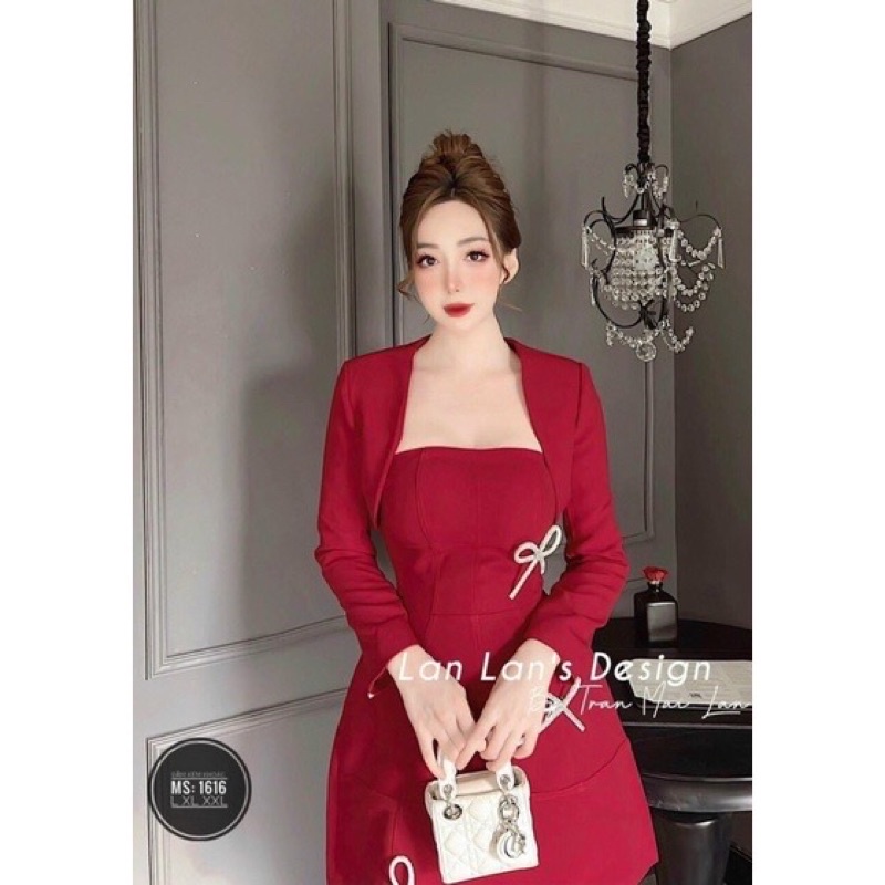 sét đầm tag nơ bigsize 55kg-90kg🍒🍒