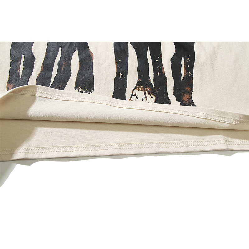 Áo Thun Ngắn Tay Dáng Rộng In Hình Ba Dobermans Phong Cách Retro Mỹ