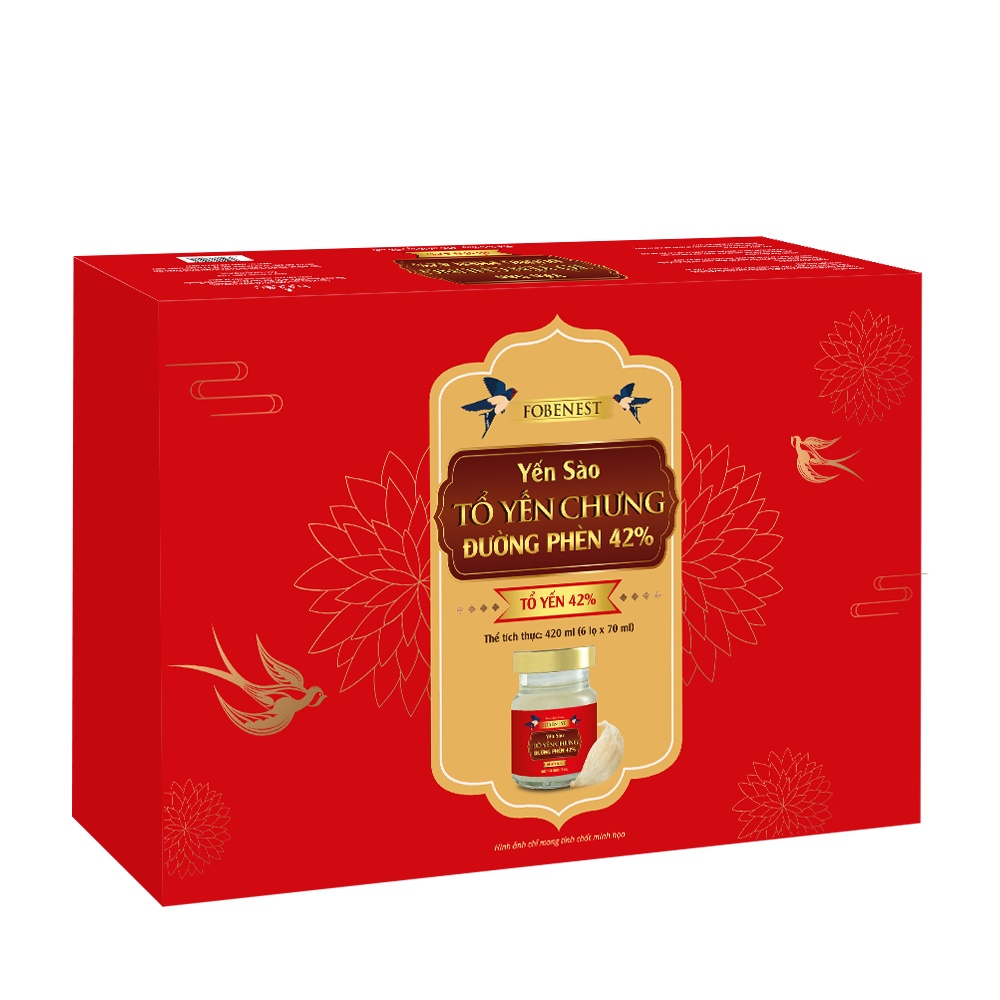 Hộp Yến Sào Fobelife 42% Yến Bồi Bổ Cơ Thể - Lọ 70ml