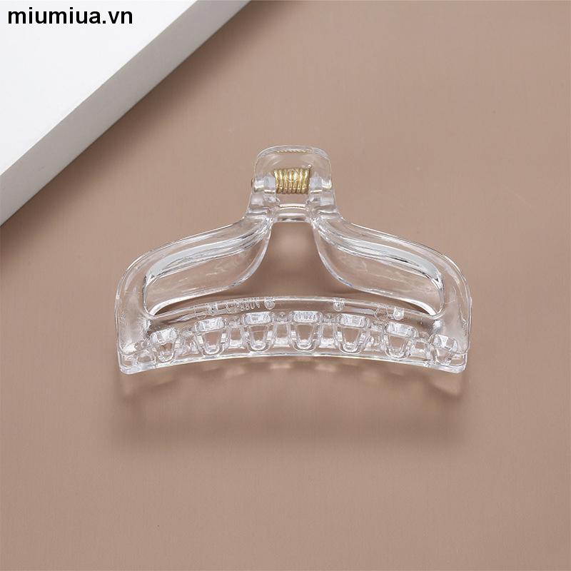 miumiuaKẹp Tóc Hình Cá Mập Trong Suốt Đơn Giản Thời Trang Hàn Quốc