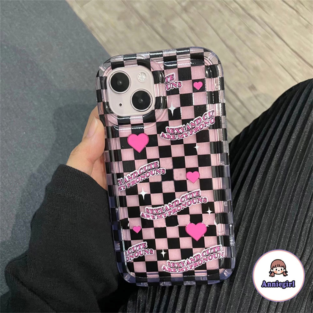 Ốp Điện Thoại TPU Mềm Có Đệm Khí Chống Sốc Hình Trái Tim Sang Trọng Cho IPhone 14 13 12 11 Pro Max