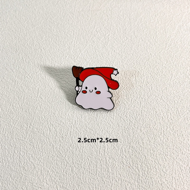 Ghim Cài Áo Hình Bí Ngô Phong Cách Halloween Dễ Thương