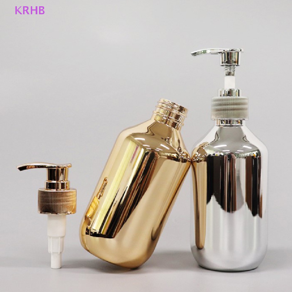 Bình Đựng Xà Phòng Rửa Tay 300ml Bằng Nhựa Mạ Chrome Tiện Dụng Mới