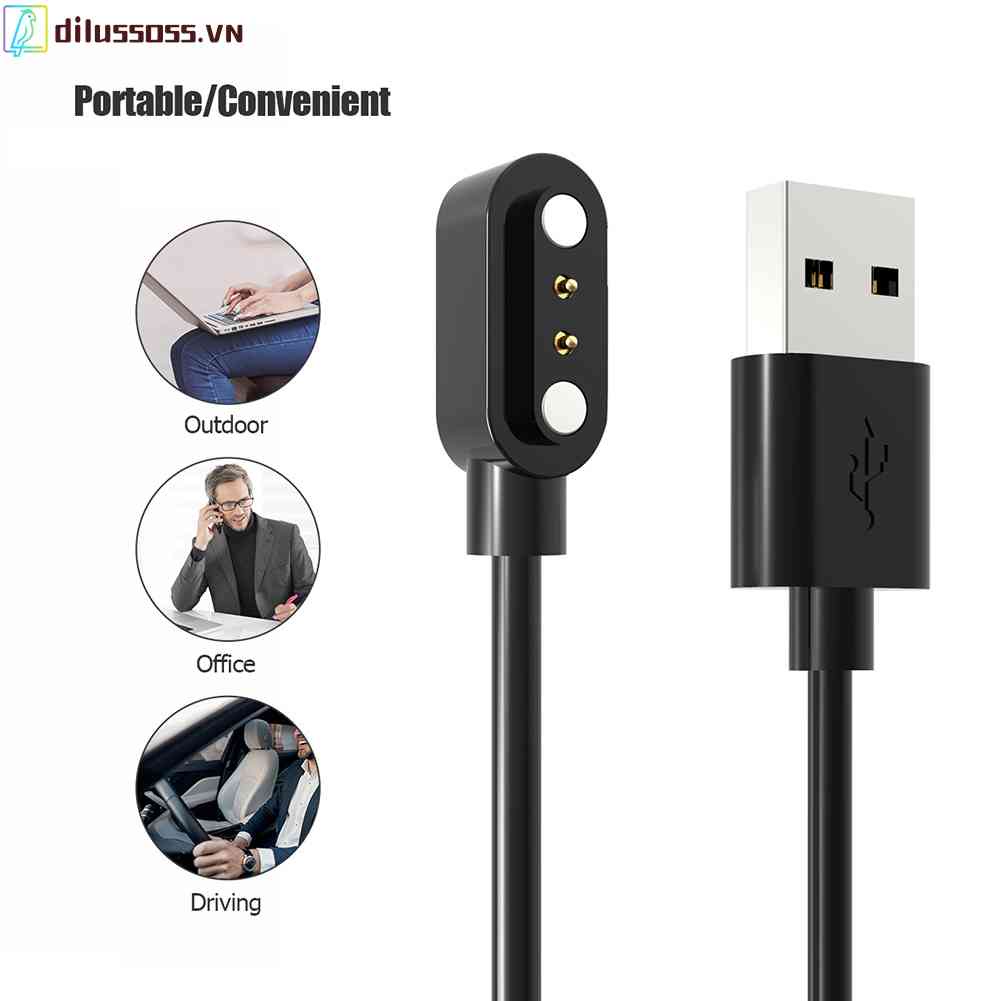 Cáp Sạc USB Cho Đồng Hồ Thông Minh ID205U / Willful IP68 SW023 / / Uwatch 3