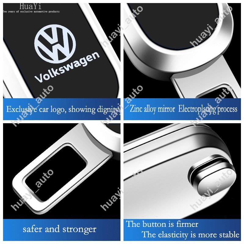 1 / 2 Chốt Khóa Dây An Toàn Cho Xe Hơi KIA Seltos K2 K3 K5 Carens XCeed Forte Cerato Soluto RIO Carnival