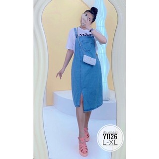 BIGSIZE Yếm váy jean Y1126