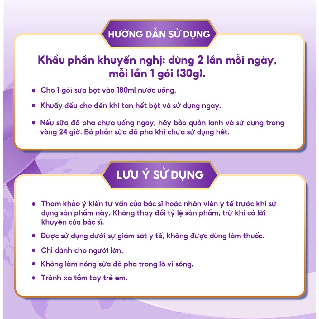 Sữa Gói Hoàng Gia Royal Ausnz Cancare 30g – Sữa Dinh Dưỡng Chuyên Biệt Cho Người Bệnh Ung Thư